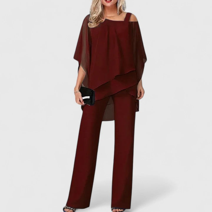 Dorien | Elegantes Zweiteiliges Hosen-Set