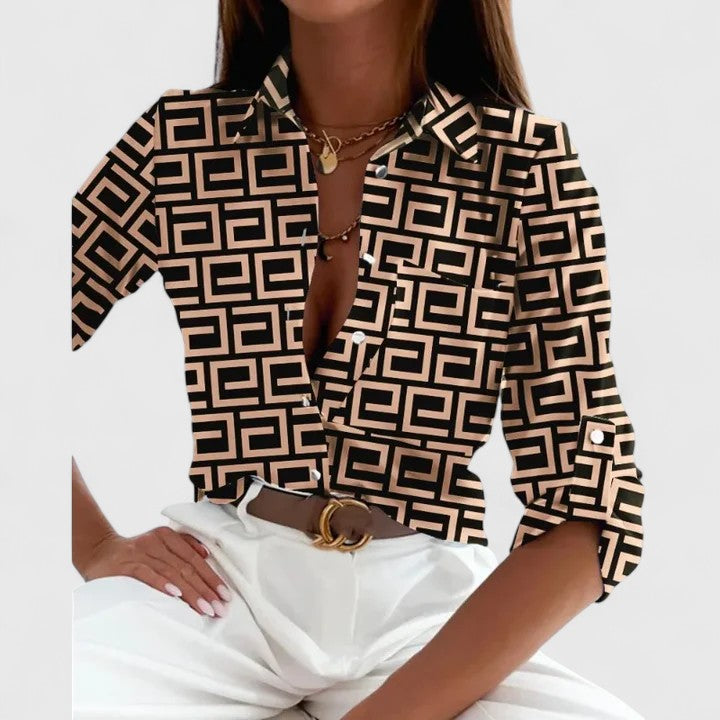 Rebecca | Elegante Bluse mit langen Ärmeln