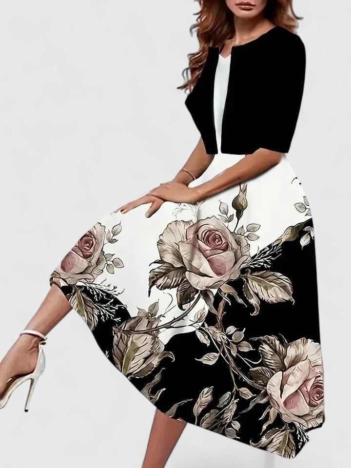 Roosmarijn | Elegantes Midi-Kleid