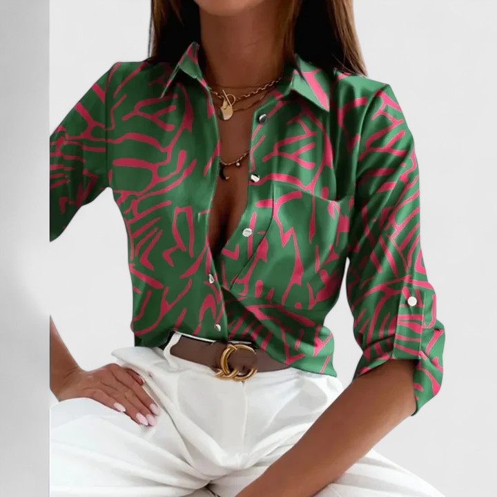 Rebecca | Elegante Bluse mit langen Ärmeln