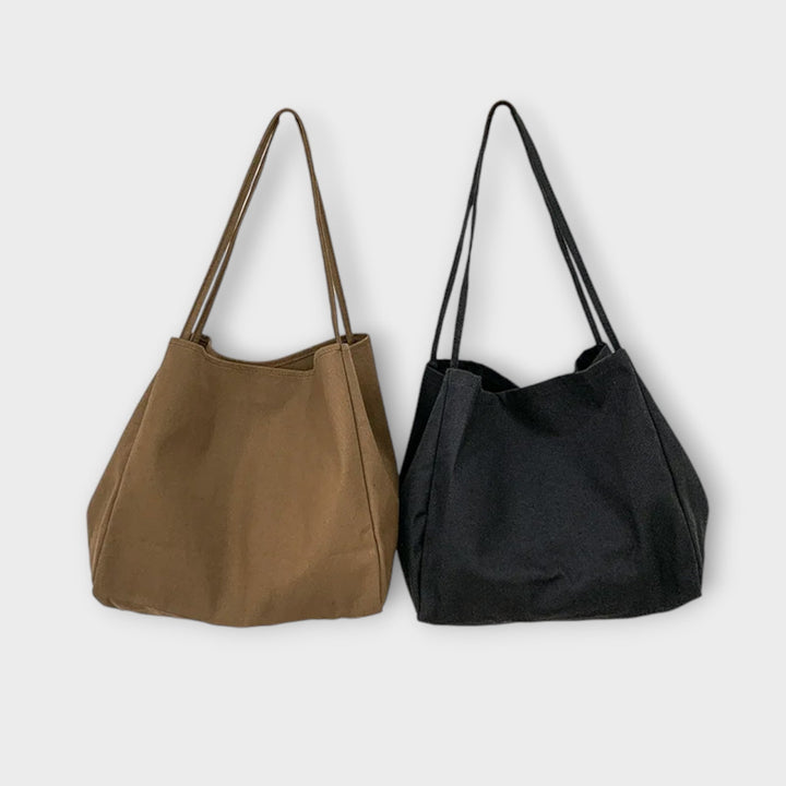 Micha | Große Baumwoll-Schultertasche von Hoher Qualität