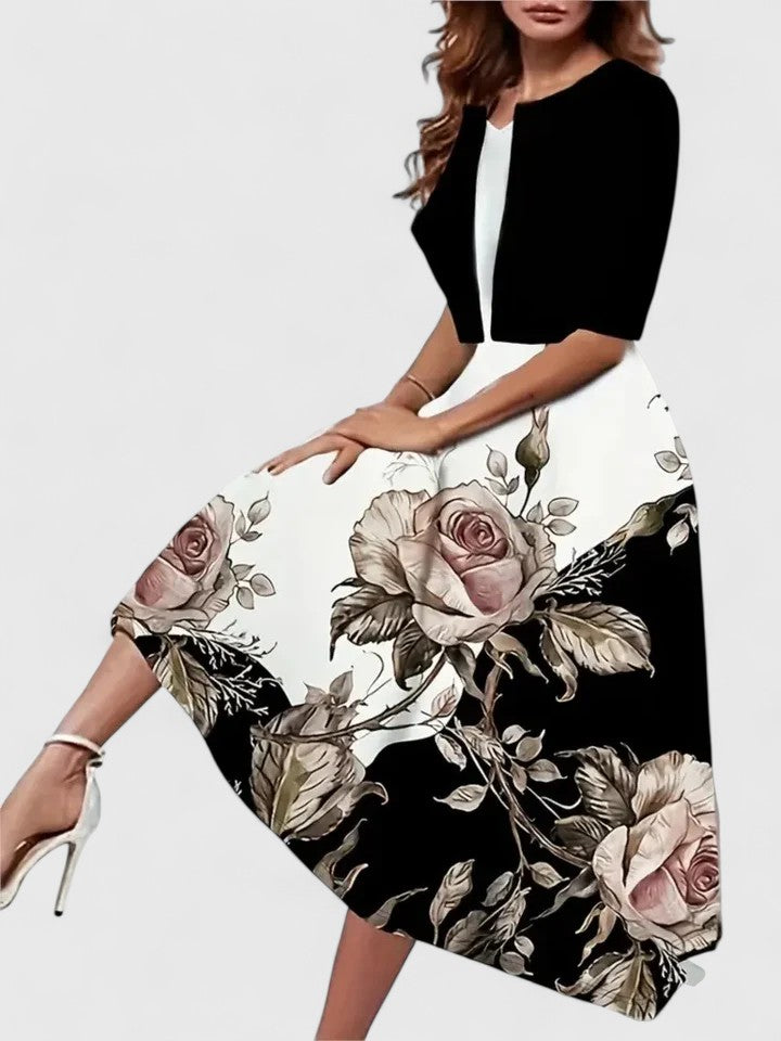 Roosmarijn | Elegantes Midi-Kleid