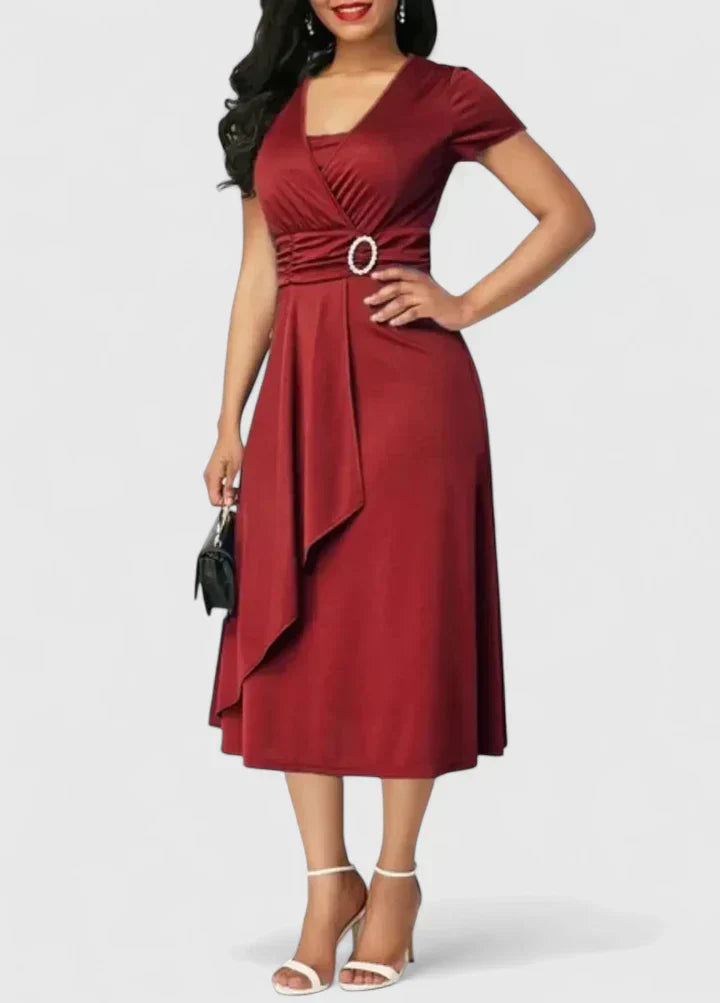 Elsa | Elegantes Midi-Kleid