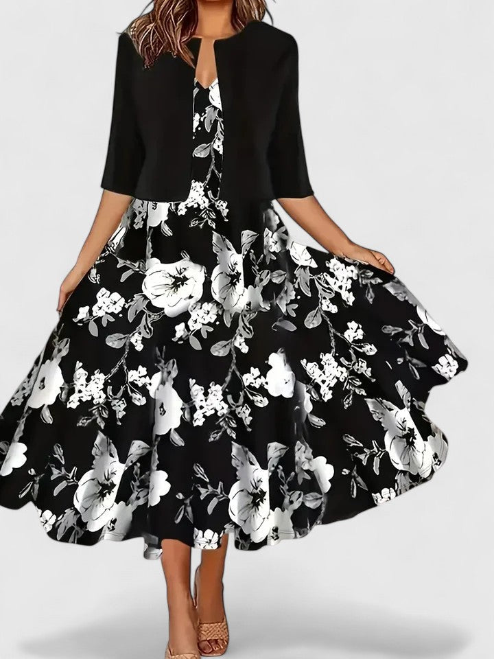 Roosmarijn | Elegantes Midi-Kleid