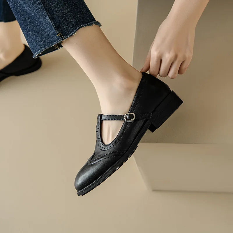 Truus | Elegante Mary Janes mit T-Riemen