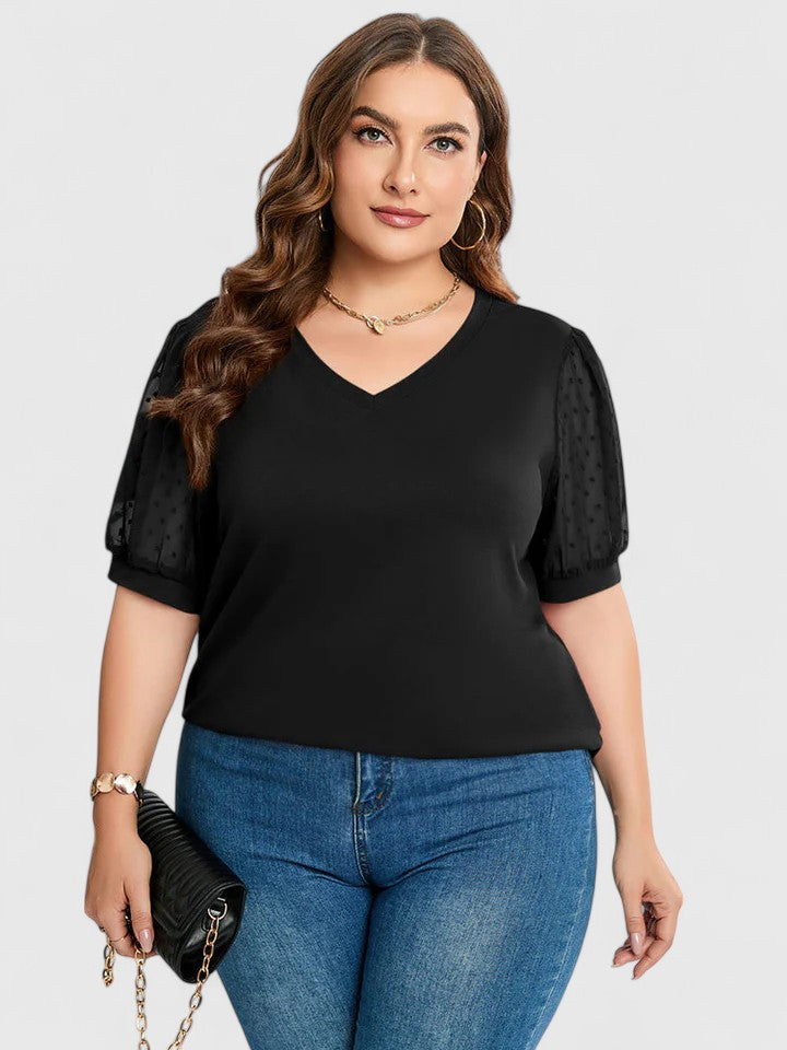 Truus | Bequemes V-Ausschnitt Top