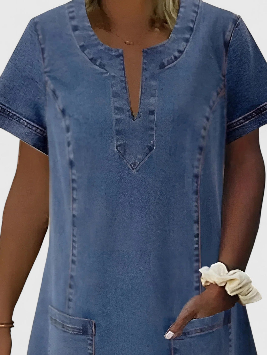 Nora | Elegantes Jeanskleid