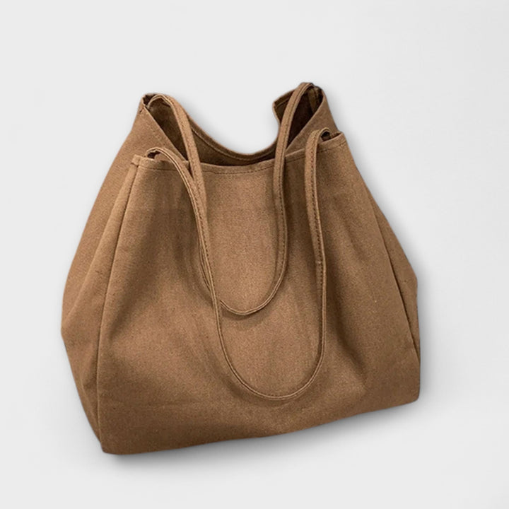 Micha | Große Baumwoll-Schultertasche von Hoher Qualität