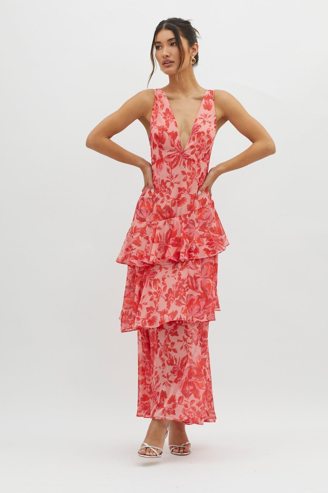 Nikki | Feine Midi Kleid