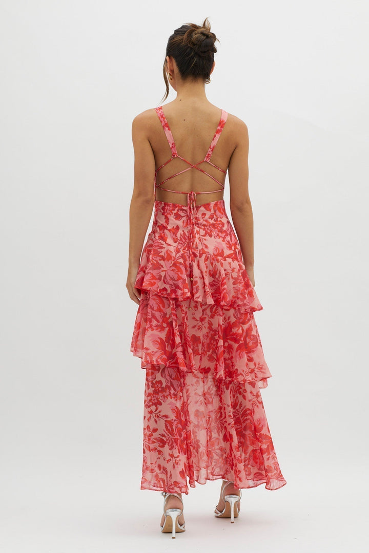 Nikki | Feine Midi Kleid
