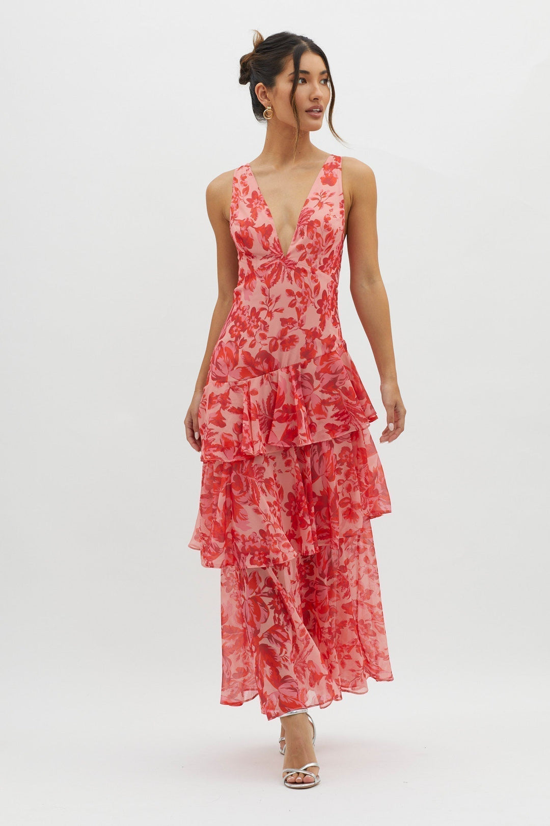 Nikki | Feine Midi Kleid
