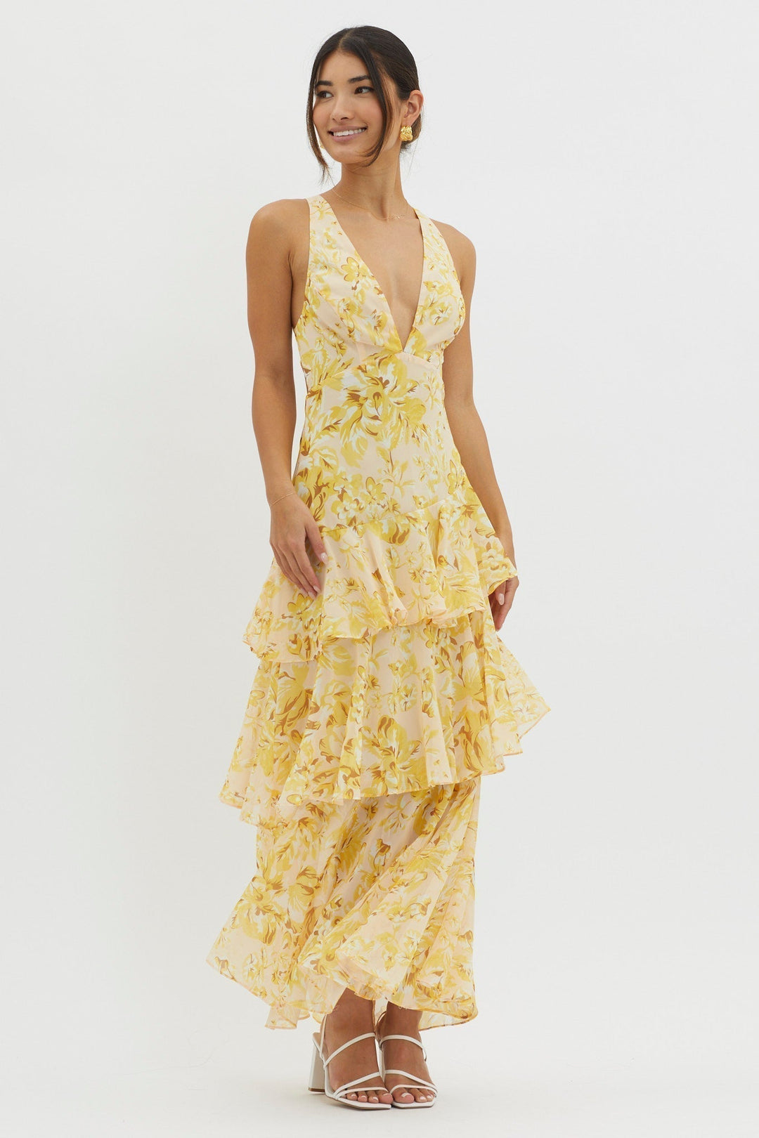 Nikki | Feine Midi Kleid