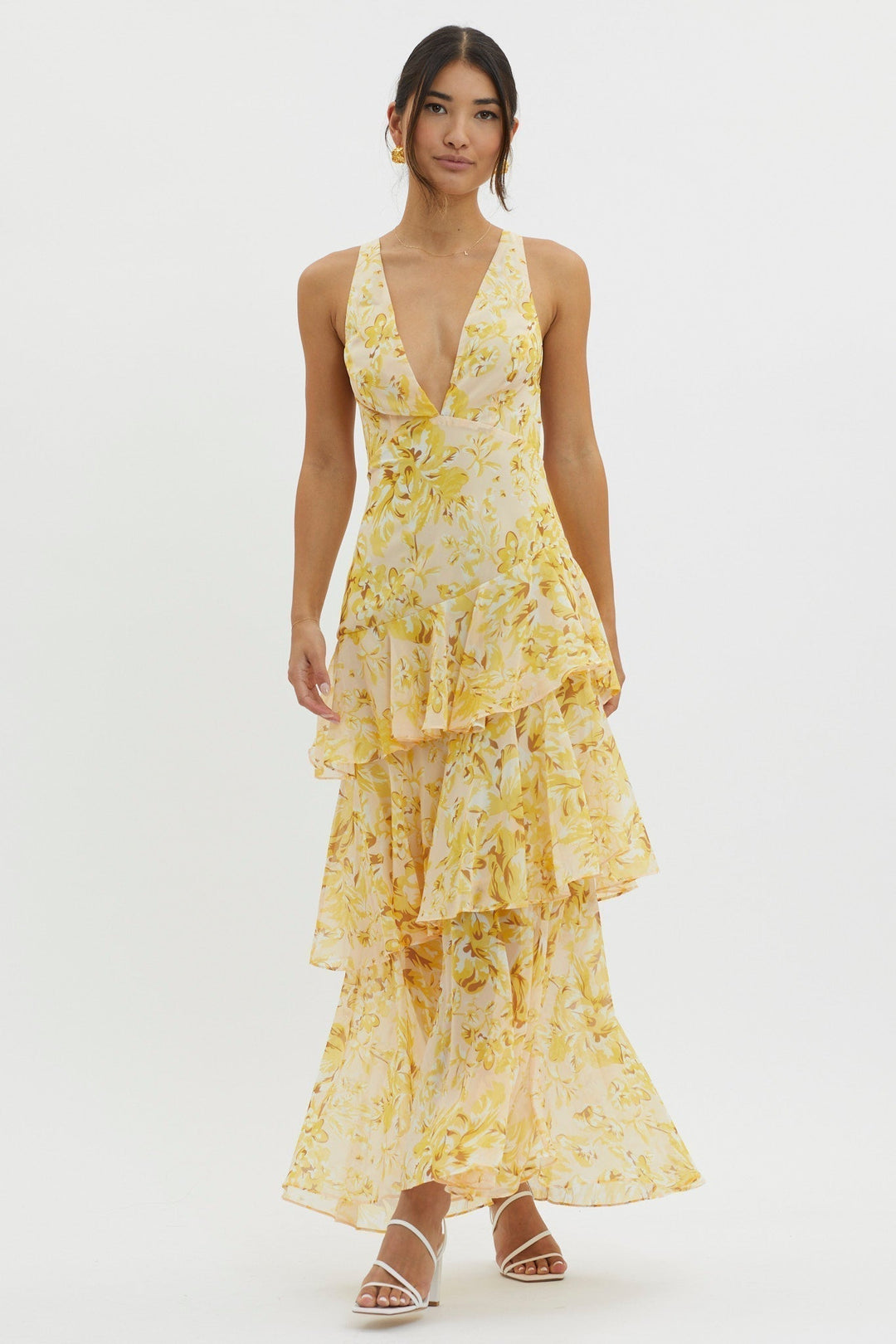 Nikki | Feine Midi Kleid