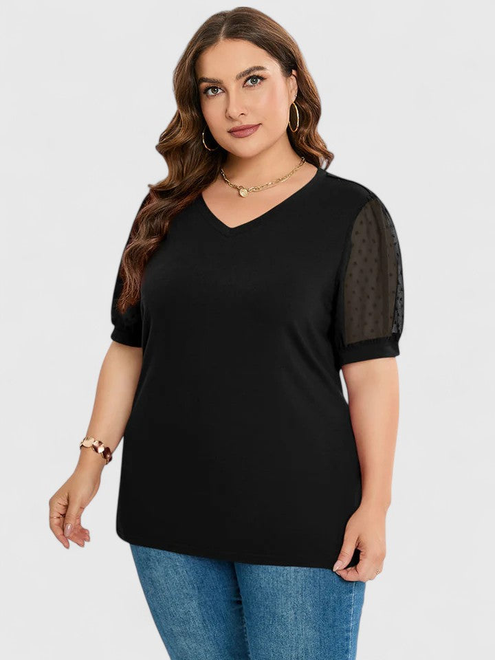 Truus | Bequemes V-Ausschnitt Top