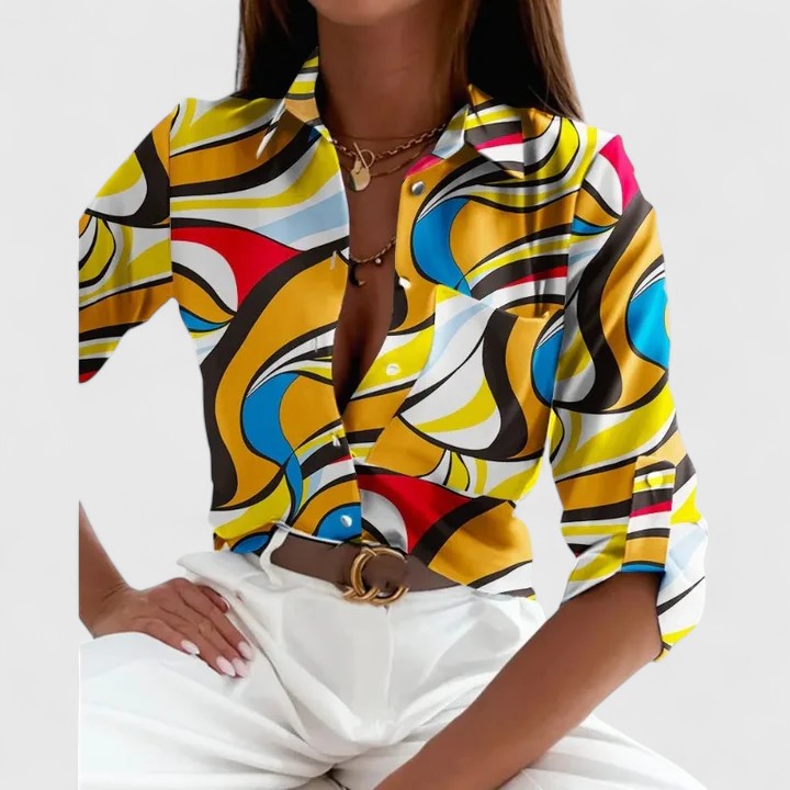 Rebecca | Elegante Bluse mit langen Ärmeln
