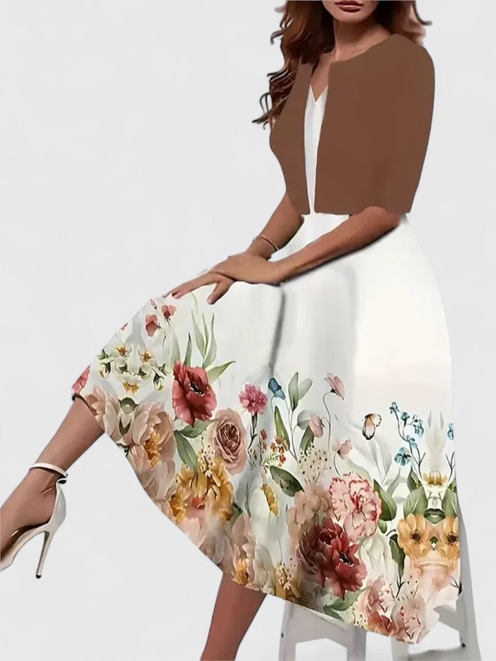 Roosmarijn | Elegantes Midi-Kleid