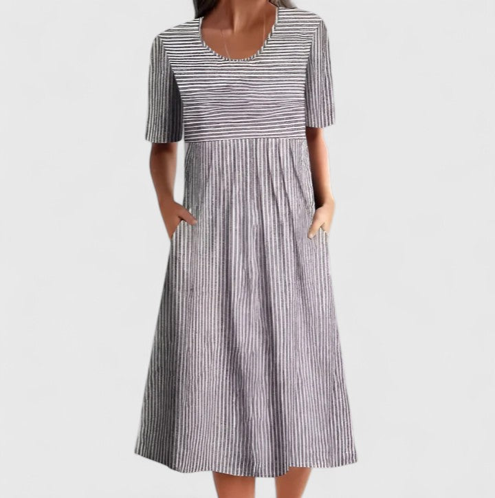 Trude | Bequeme Midi Kleid