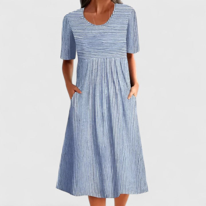 Trude | Bequeme Midi Kleid