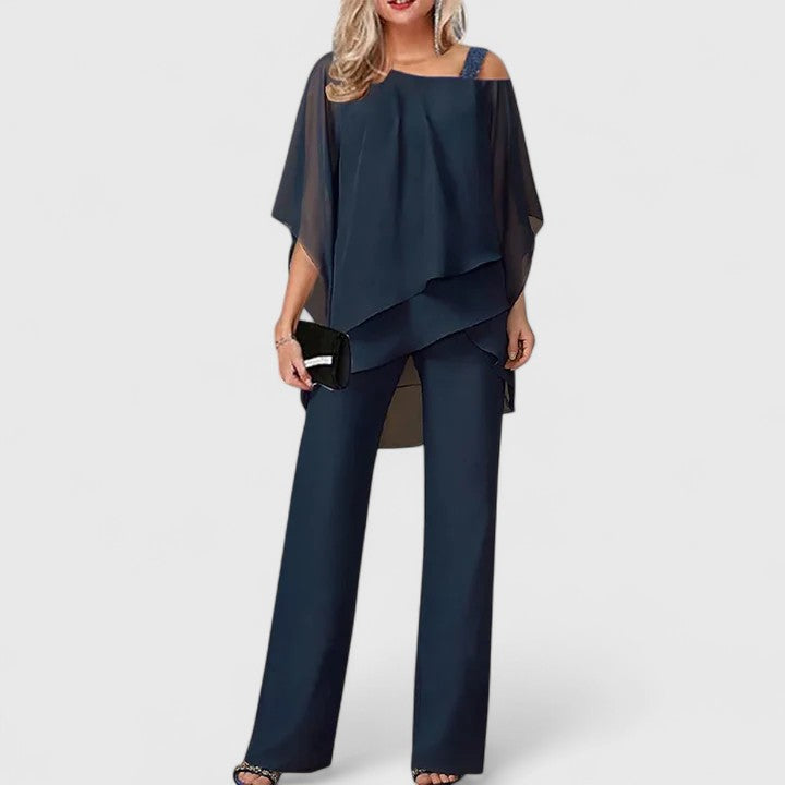 Dorien | Elegantes Zweiteiliges Hosen-Set