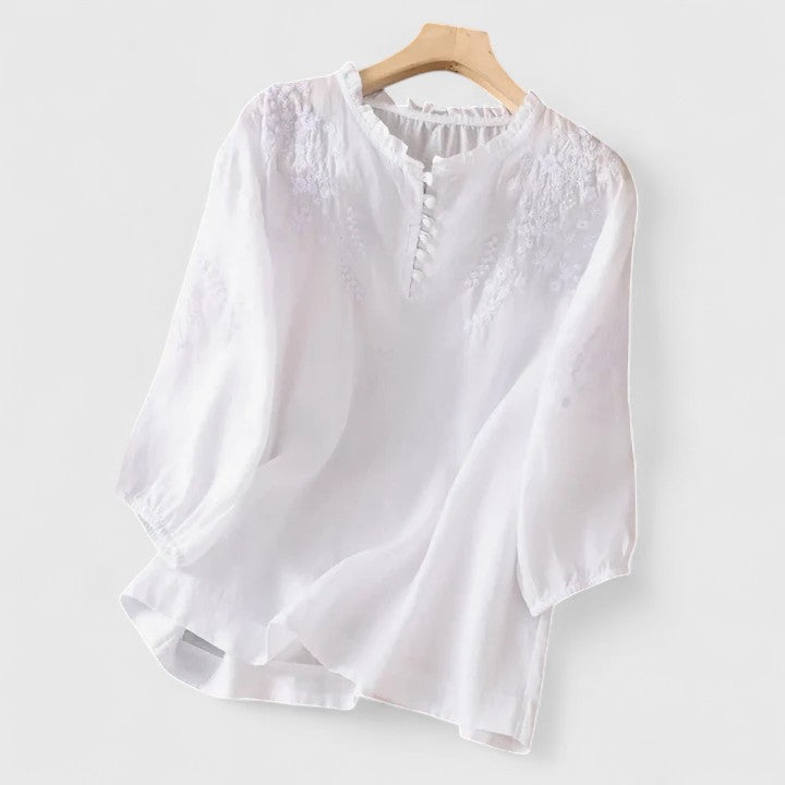 Wanda | Elegante Bluse mit Knöpfen