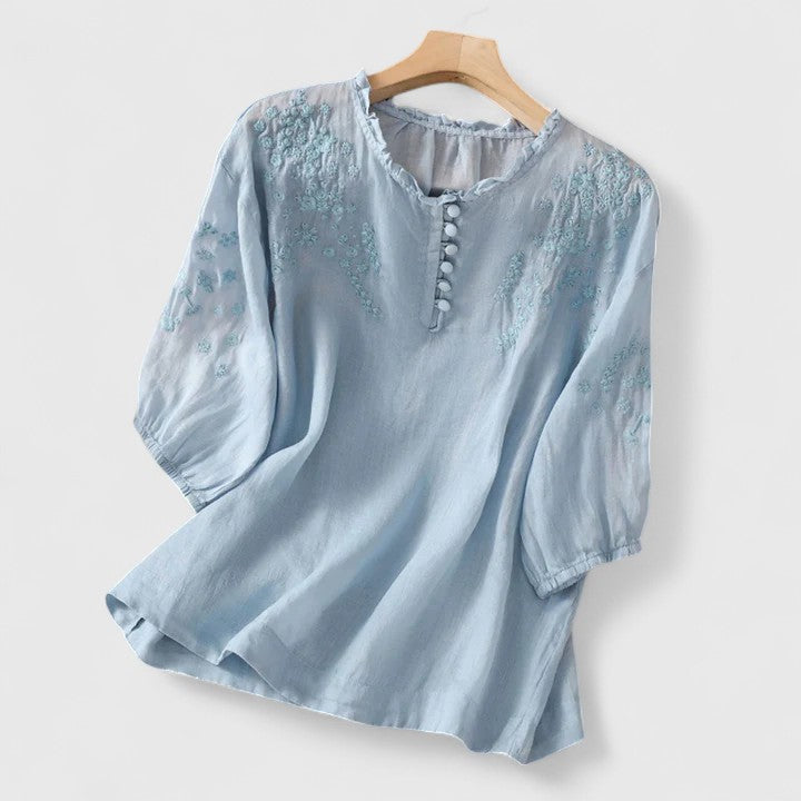 Wanda | Elegante Bluse mit Knöpfen