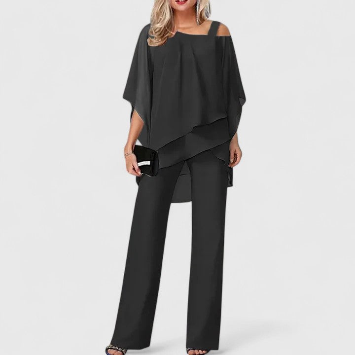 Dorien | Elegantes Zweiteiliges Hosen-Set