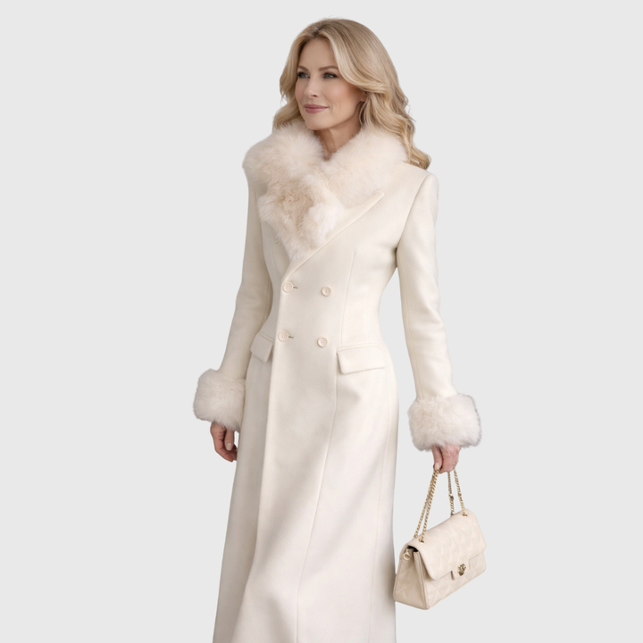 Nora | Midi Kleid mit kurzen Ärmeln