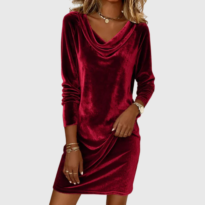 Isa | Weites Samtkleid