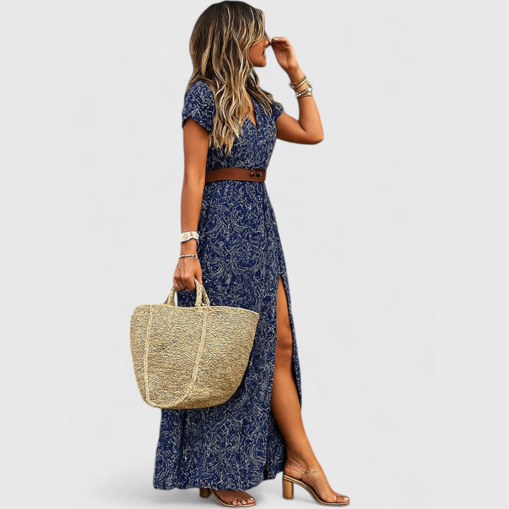 Caroline | Elegantes Maxi Boho Kleid