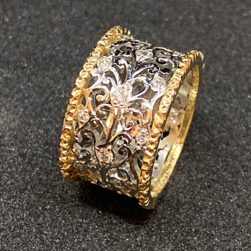 Mika - Vintage Zirkonium Ekblad Ring