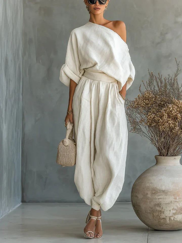 Helene | Zweiteiliges Set mit Off-Shoulder-Oberteil