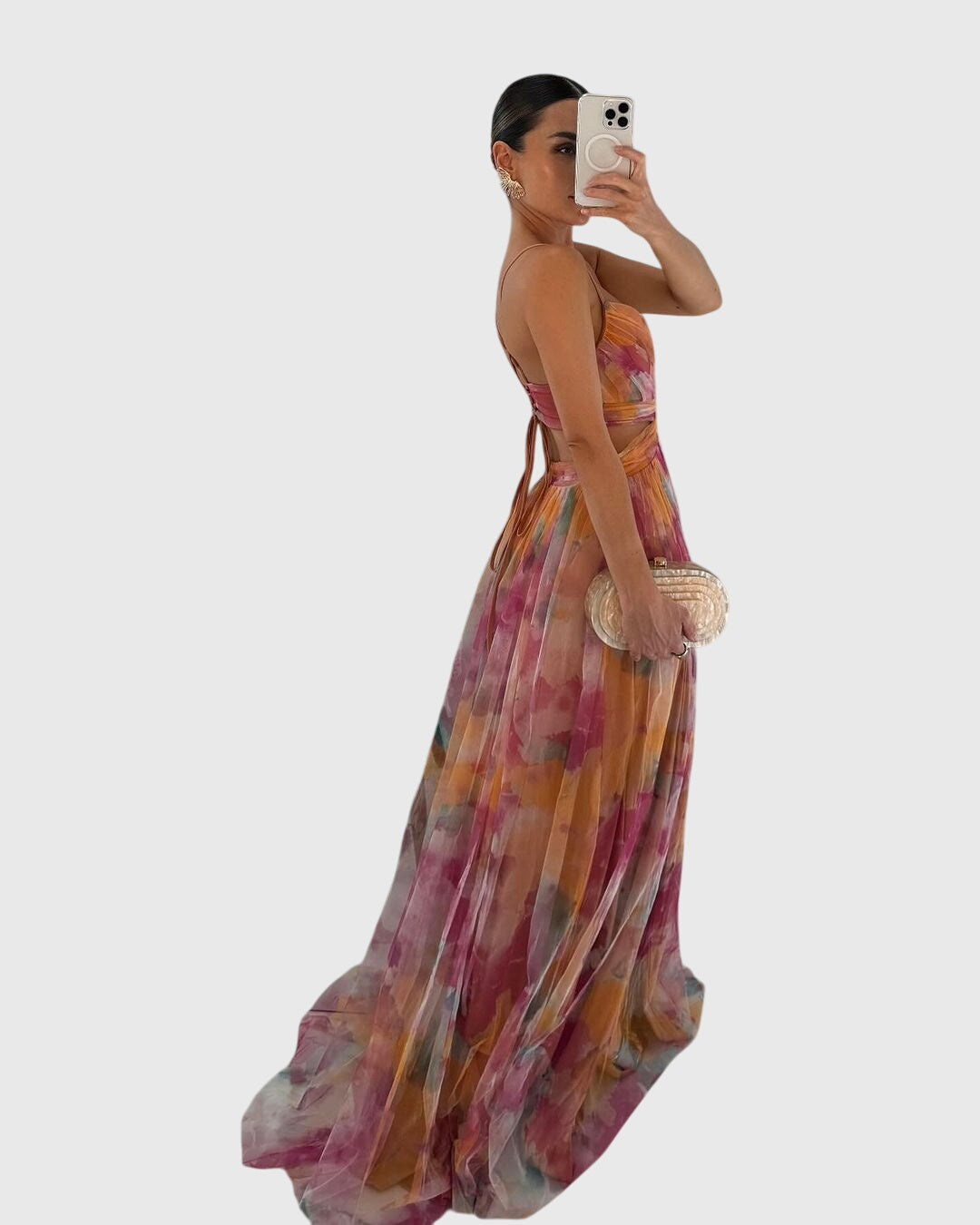 Caroline | Maxi Blumenkleid