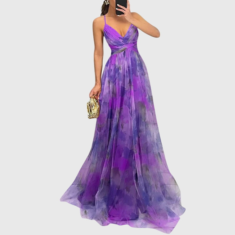Caroline | Maxi Blumenkleid