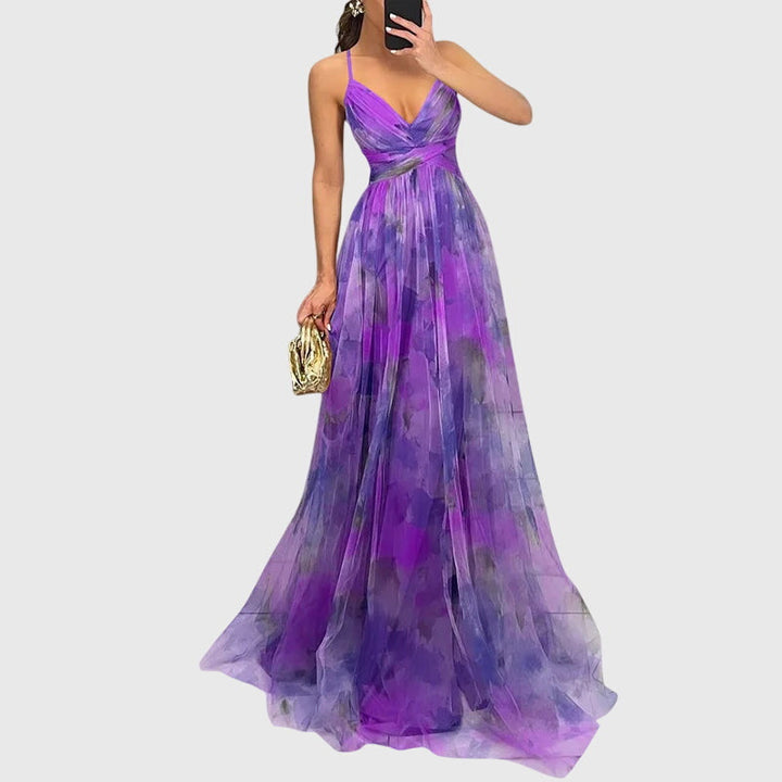 Caroline | Maxi Blumenkleid