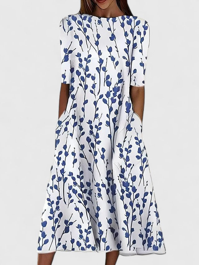 Olivia | Elegantes Midi-Kleid