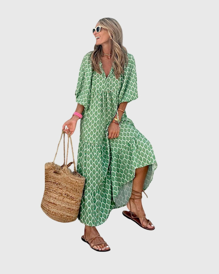 Heleen | Maxi Bohemian Kleid