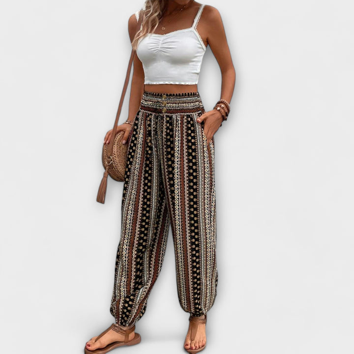 Wanda | Hose mit Ethnischem Muster
