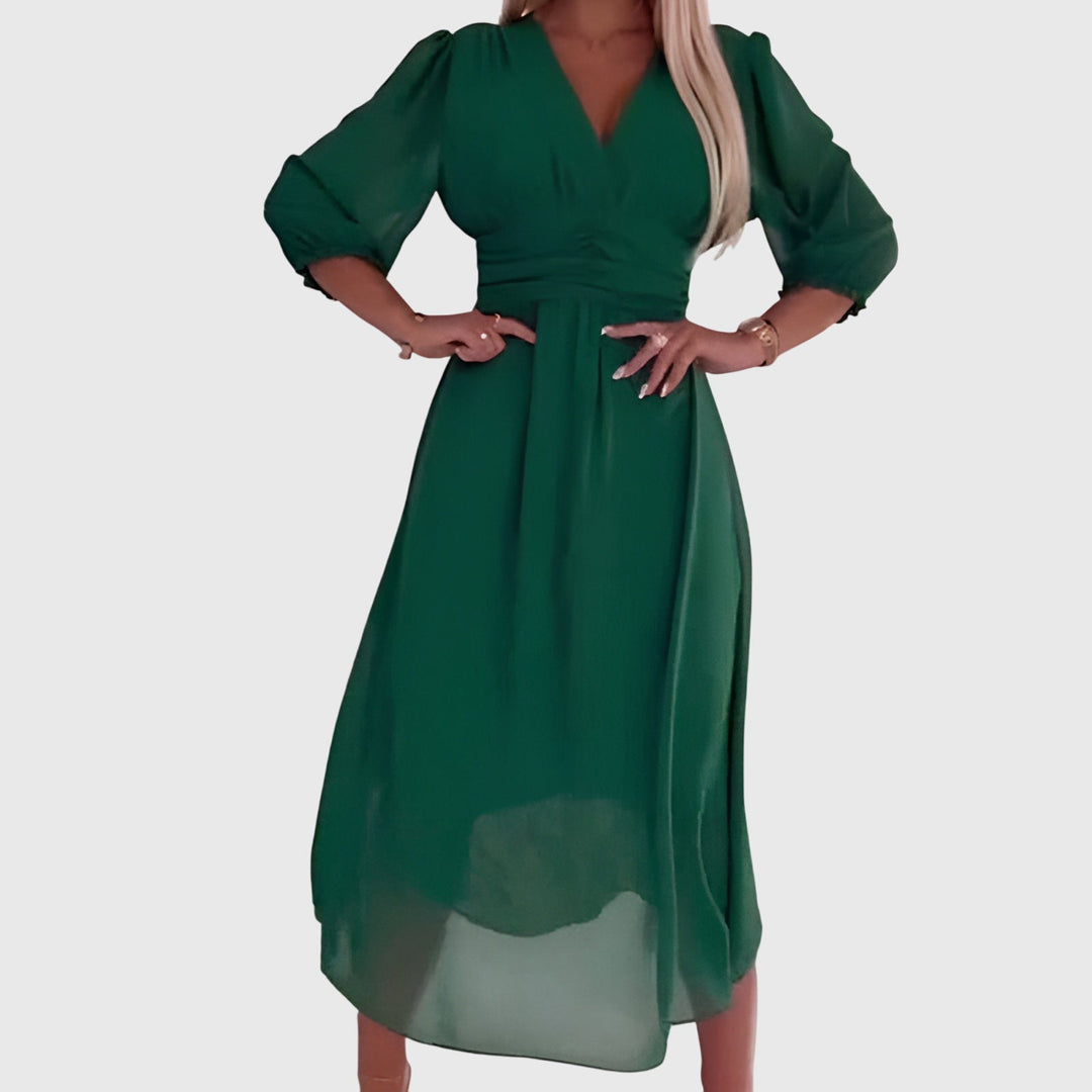 Lineke | Leichte Seiden Chiffon Kleid