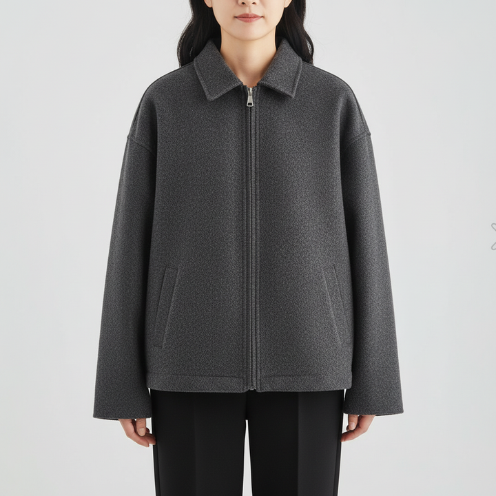 Greta | Weiche Zipjacke