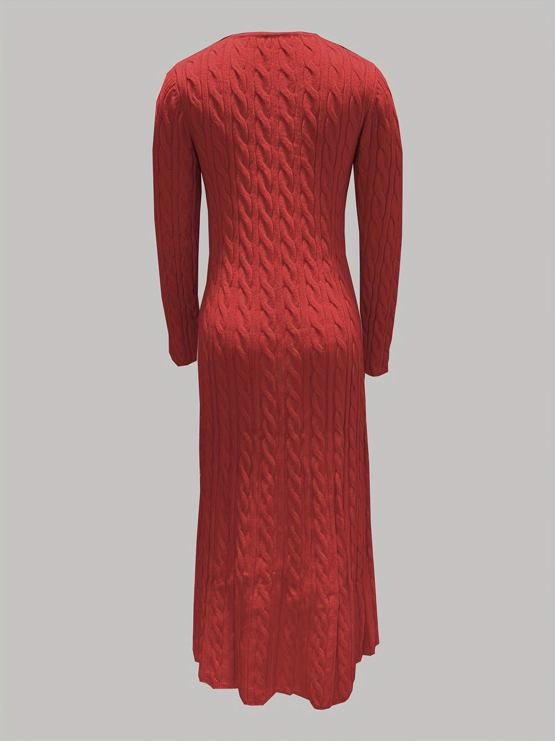 Sarah | Bequeme Maxi Kleid aus Kabelstrick
