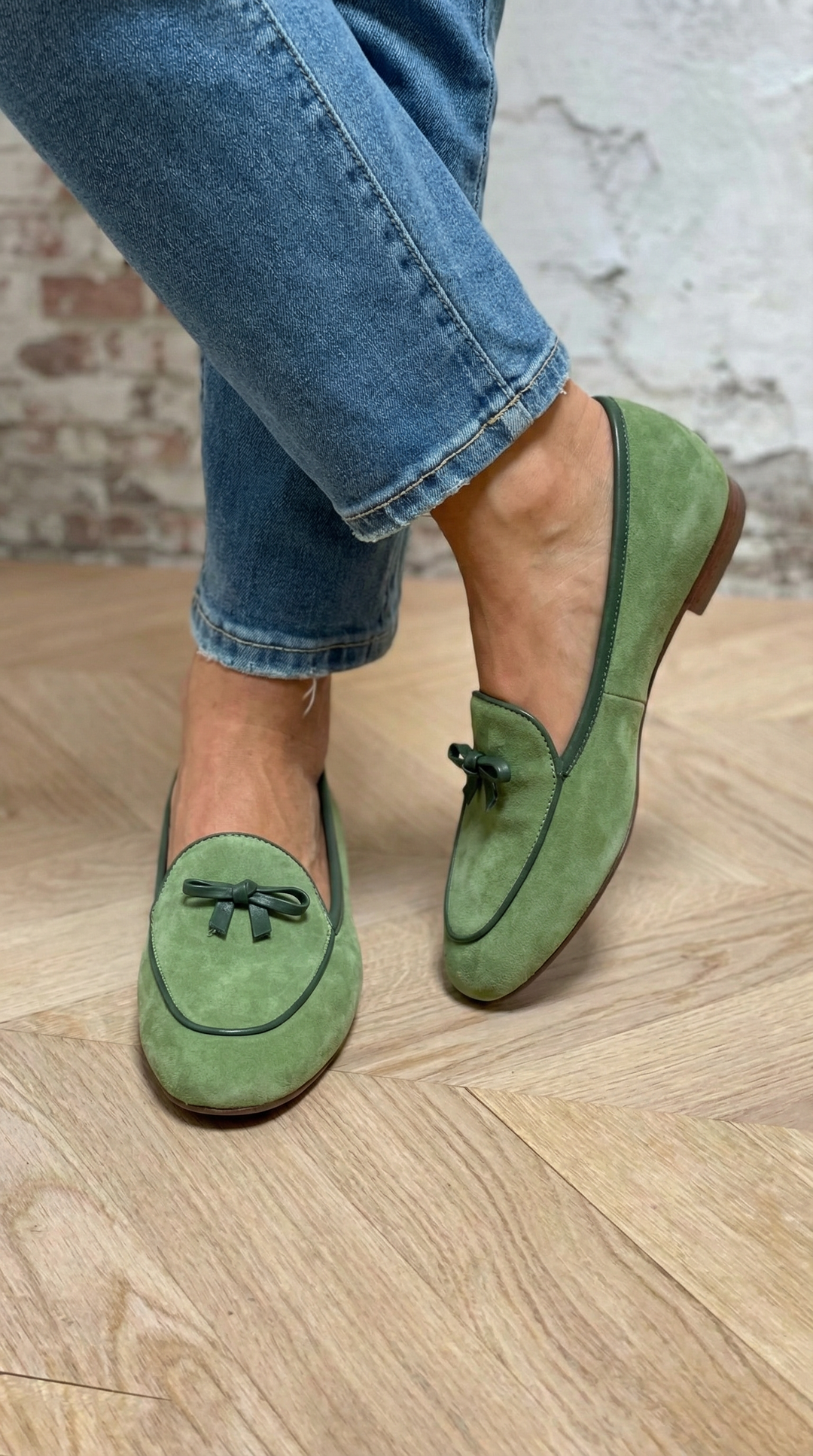 Geneviève - Elegante Platte Schuhe mit Schleife