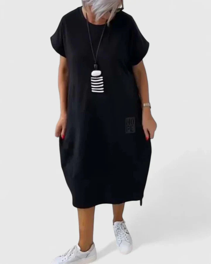 Moniek | Bequeme Midi-Kleid