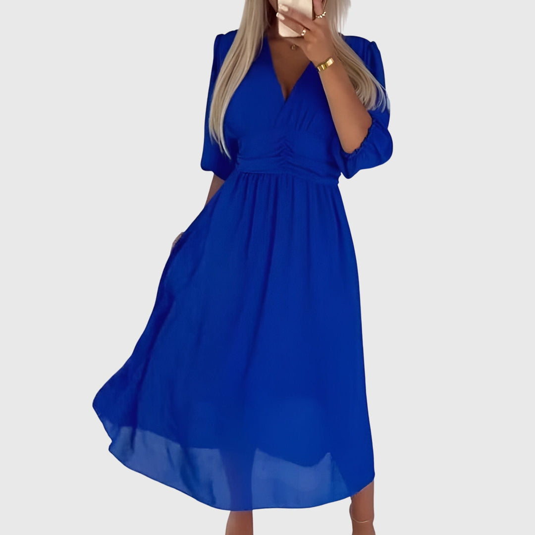 Lineke | Leichte Seiden Chiffon Kleid