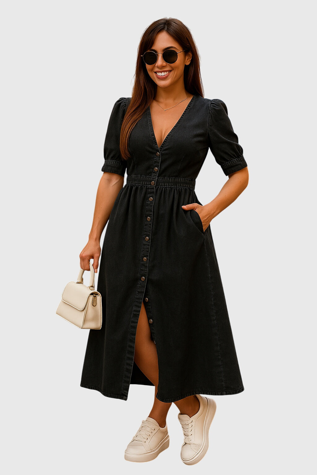 Hester | Elegante Jeanskleid