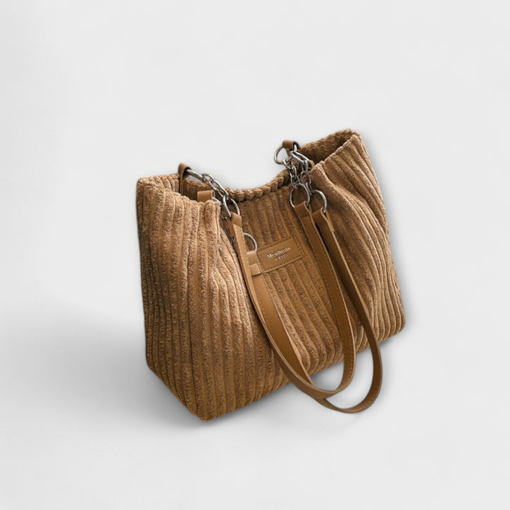 Corrie | Schultertasche aus weichem Kord