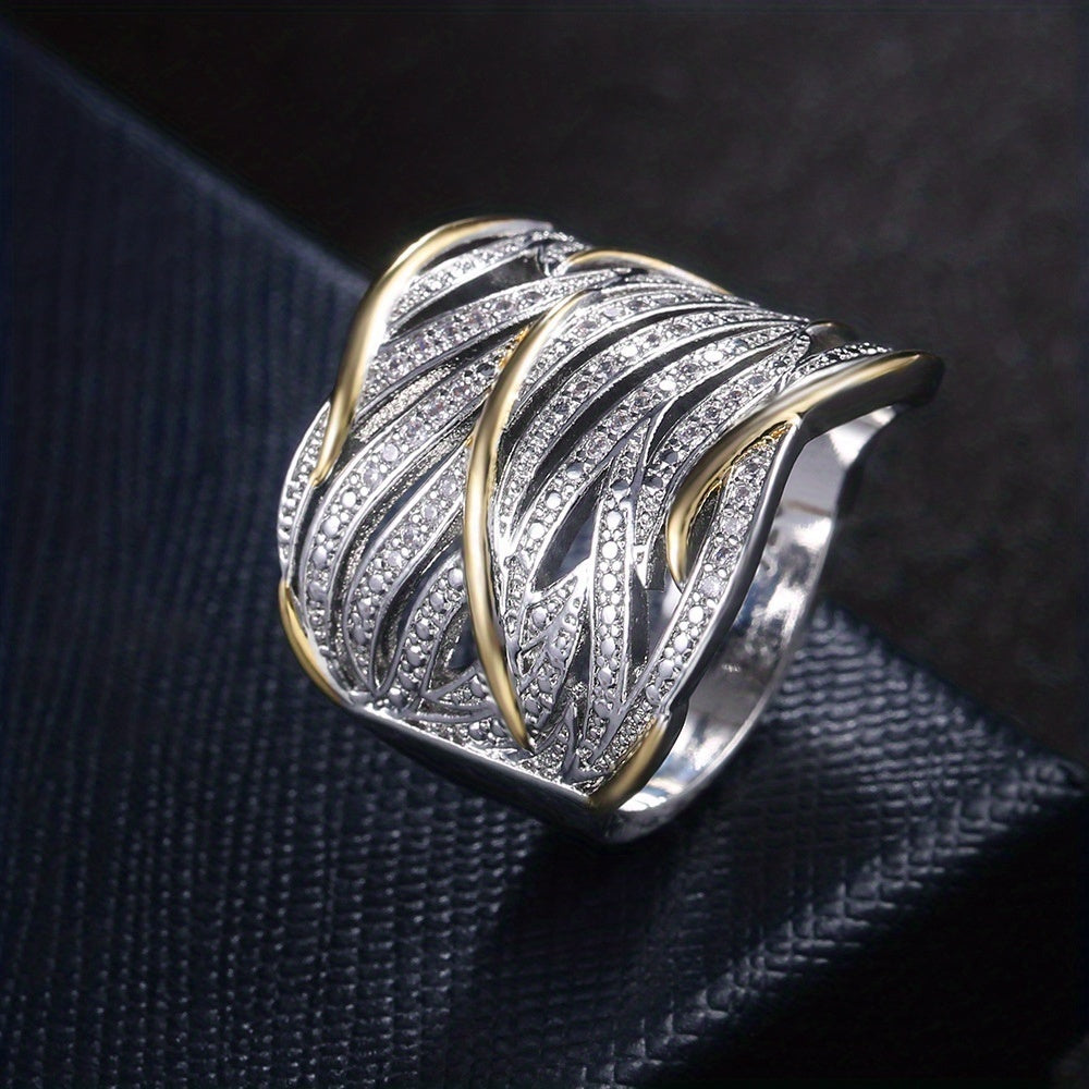 Eleganter Geflochtener Ring