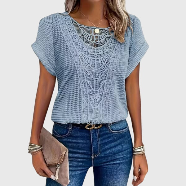 Inge | Elegante Bluse im Ibiza-Stil