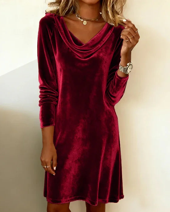 Isa | Weites Samtkleid