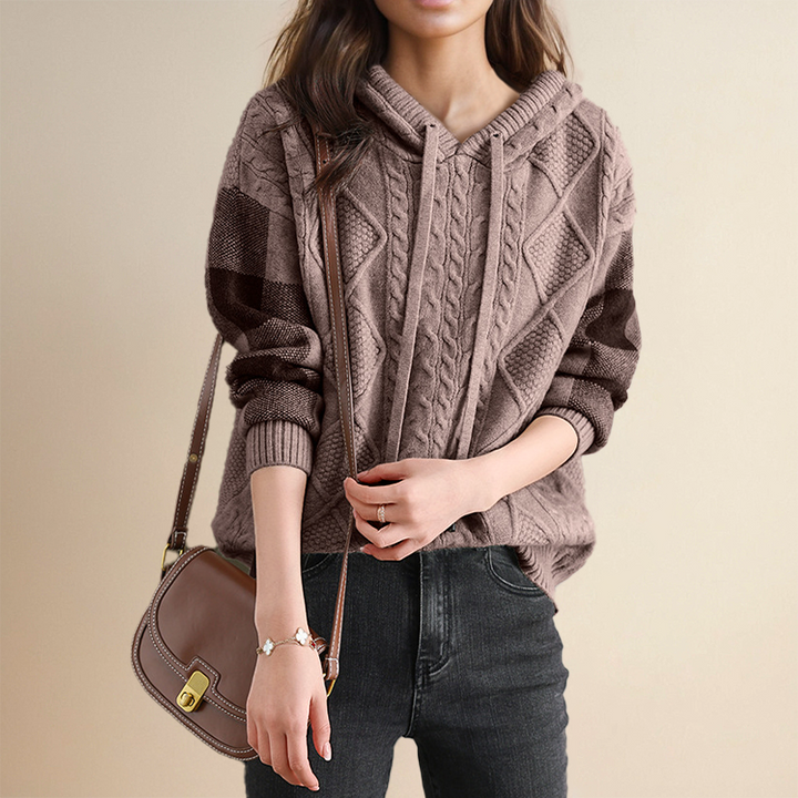 Isa | Gestrickter Hoodie