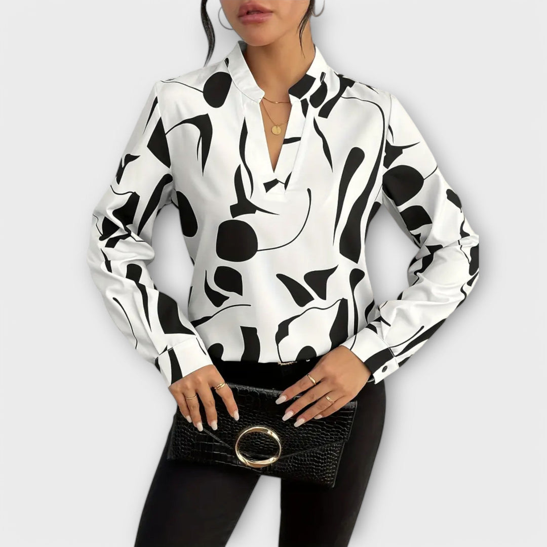 Isa | Elegante Bluse Mit Design